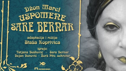 „Uspomene Sare Bernar“ u Nikšićkom pozorištu u utorak, 16. aprila